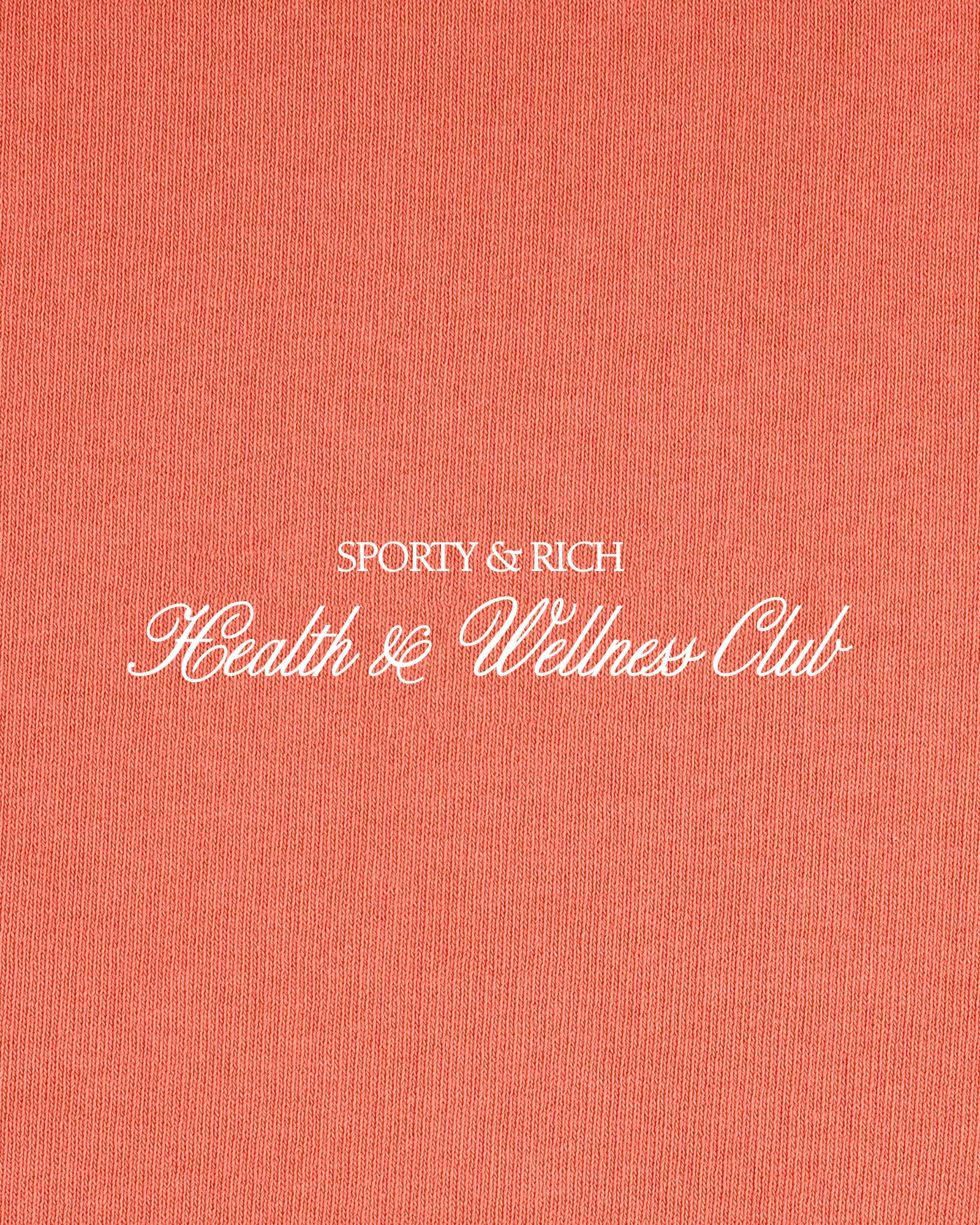 H&W Club Crewneck - Flamingo/White Sporty & Rich For Sale