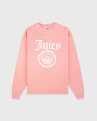 Juicy Emblem Crewneck - Rose Sporty & Rich US