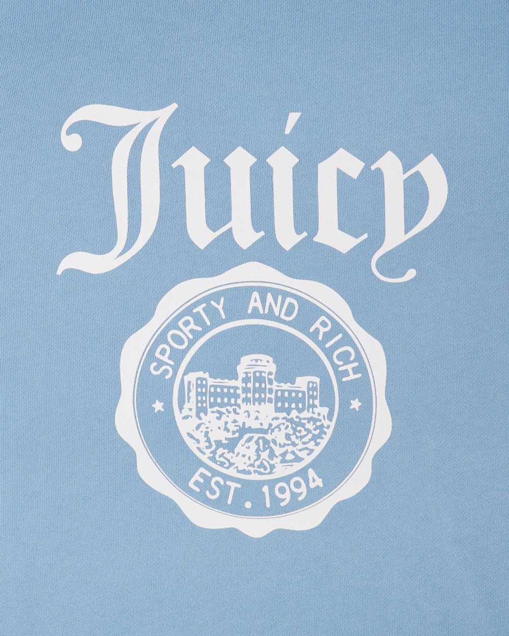 Juicy Emblem Crewneck - Sky Blue Sporty & Rich Sale
