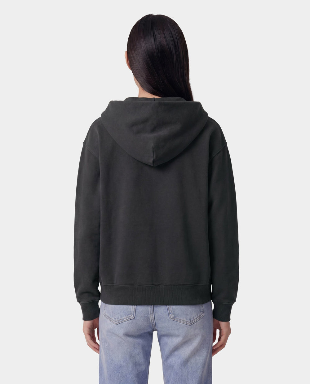 Varsity Crest Zip Hoodie - Carbon Sporty & Rich US