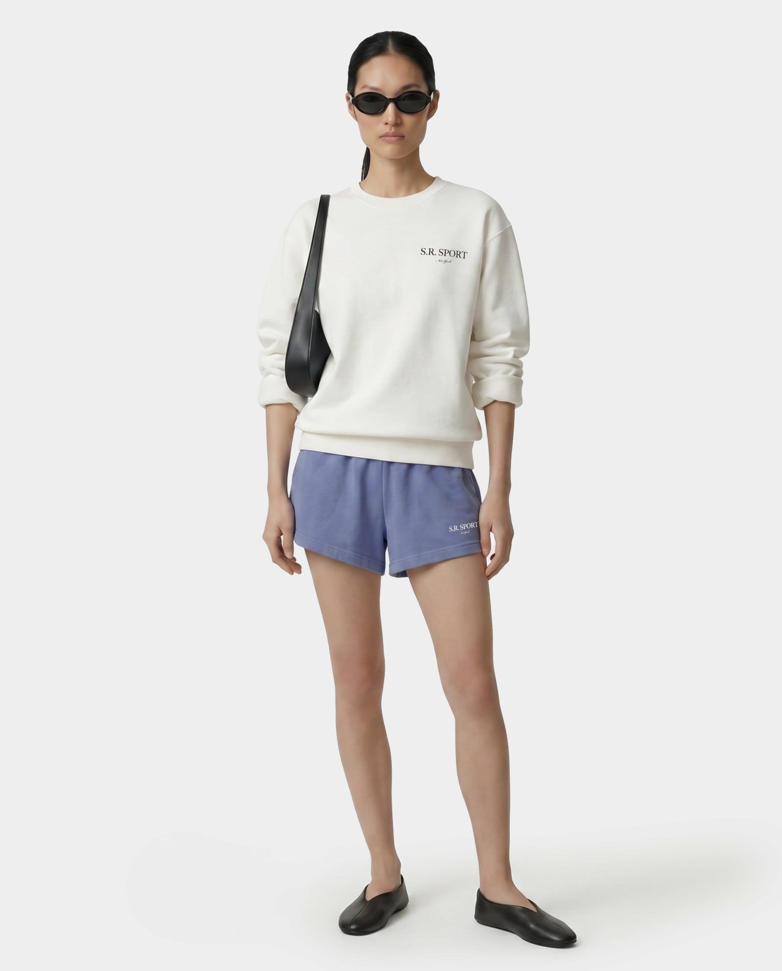 Wimbledon Crewneck - Ecru Sporty & Rich Discount