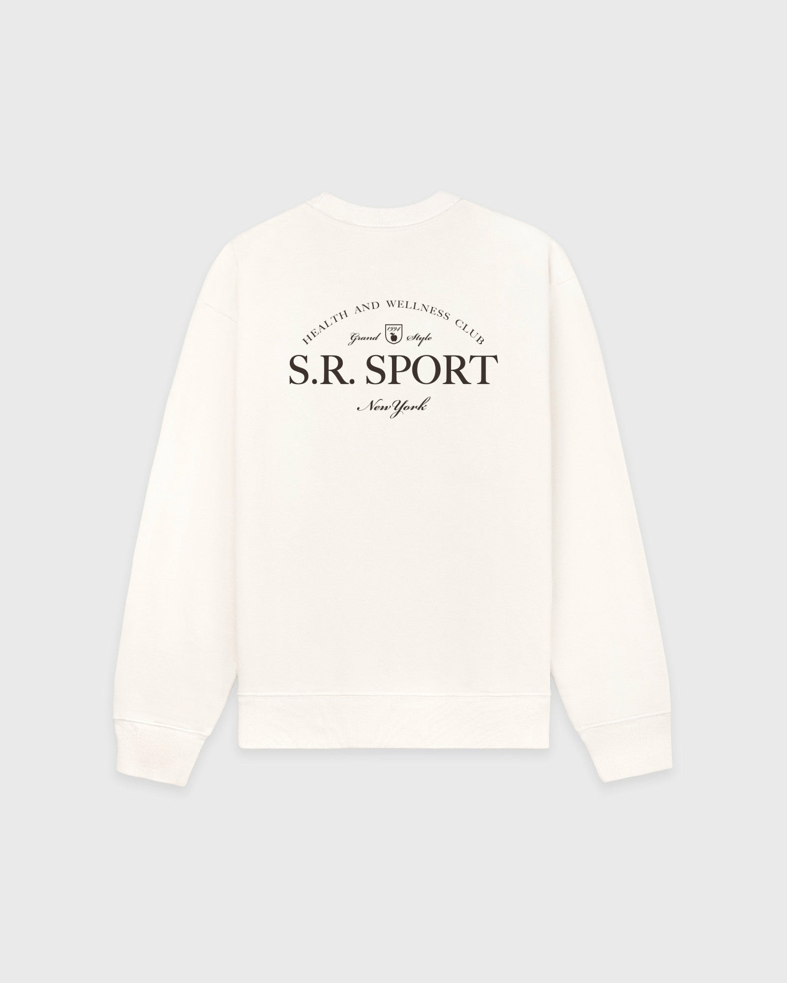 Wimbledon Crewneck - Ecru Sporty & Rich Discount
