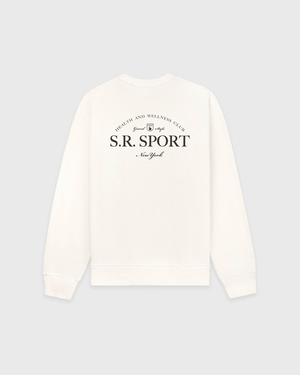 Wimbledon Crewneck - Ecru Sporty & Rich Discount