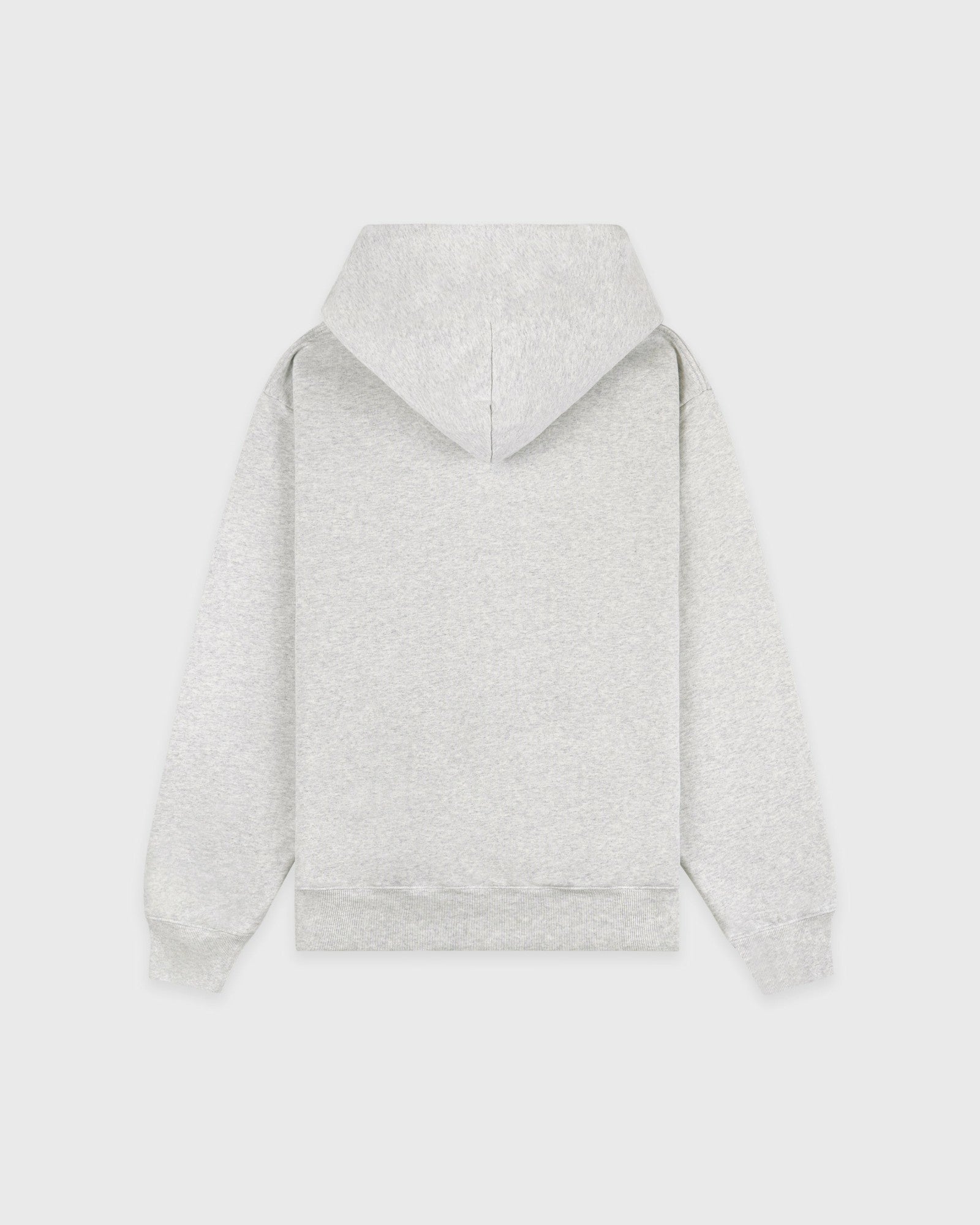 Serif Logo Embroidered Hoodie - Heather Gray/Navy Sporty & Rich Discount