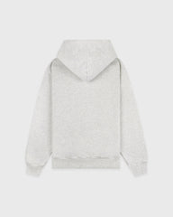 Serif Logo Embroidered Hoodie - Heather Gray/Navy Sporty & Rich Discount