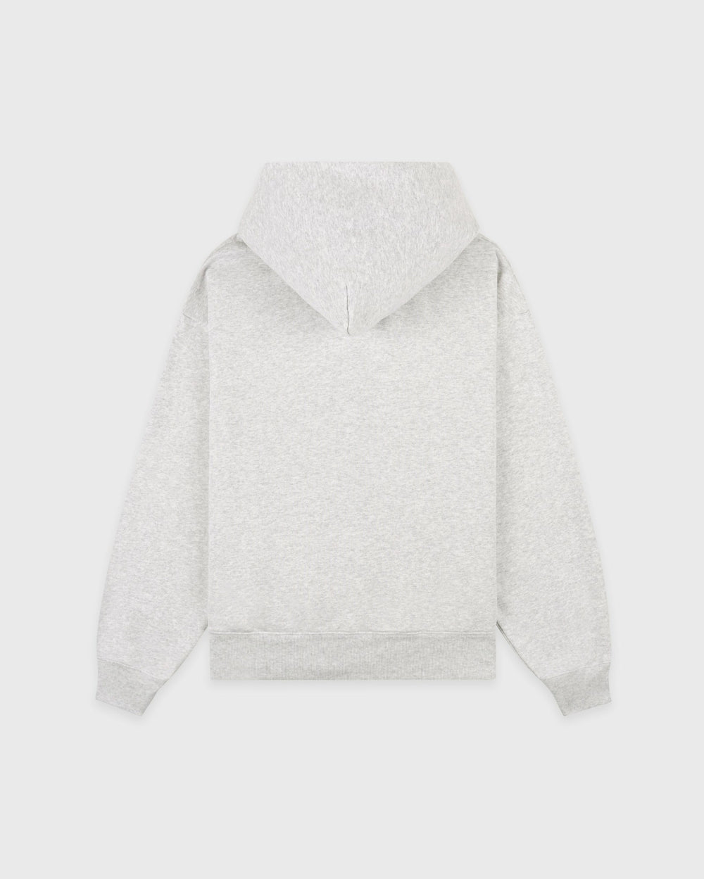 Serif Logo Embroidered Zip Hoodie - Heather Gray/Navy Sporty & Rich For Sale