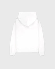 Serif Logo Embroidered Hoodie - White/Navy Sporty & Rich Sale