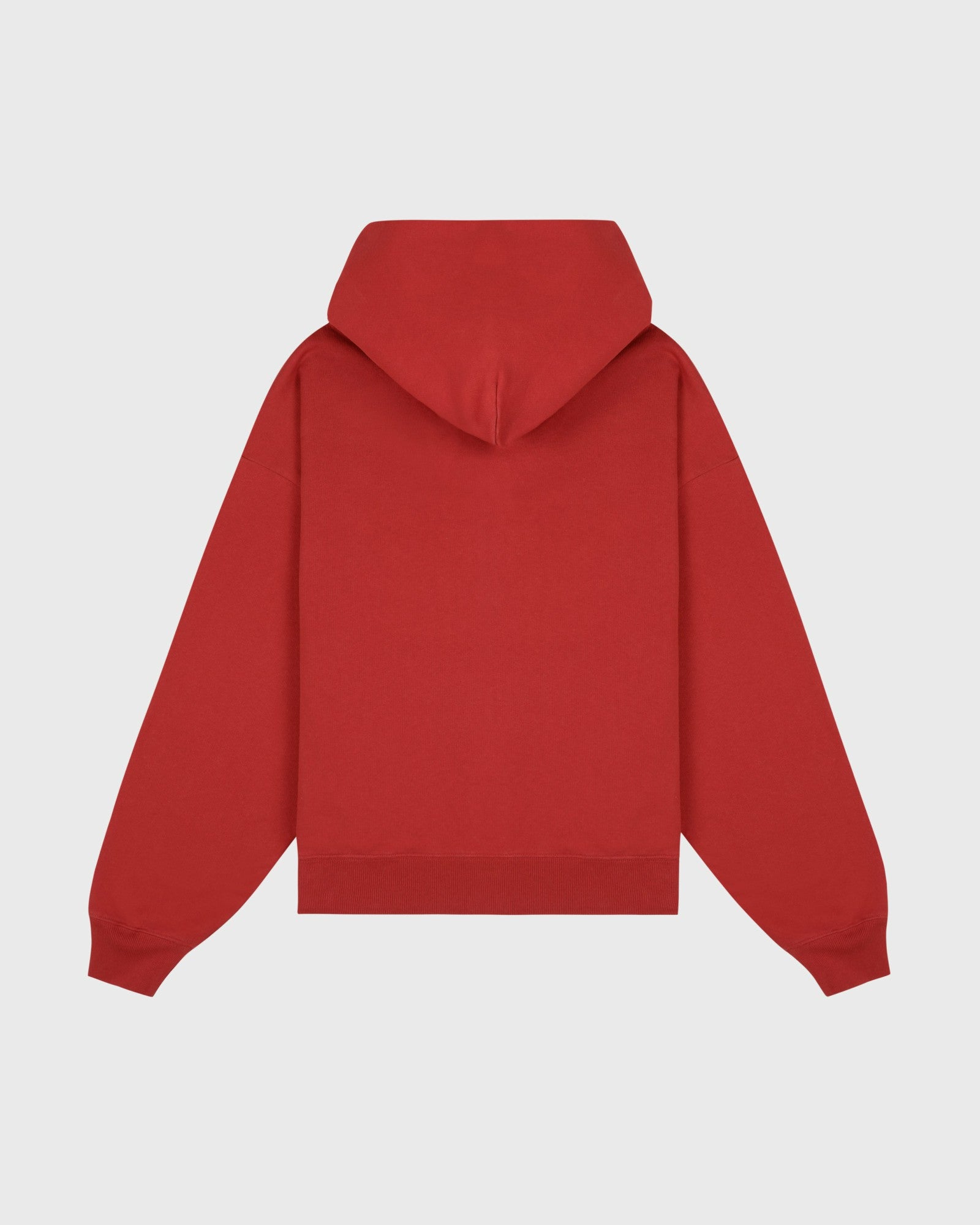 Serif Logo Embroidered Zip Hoodie - Faded Merlot/White Sporty & Rich Sale