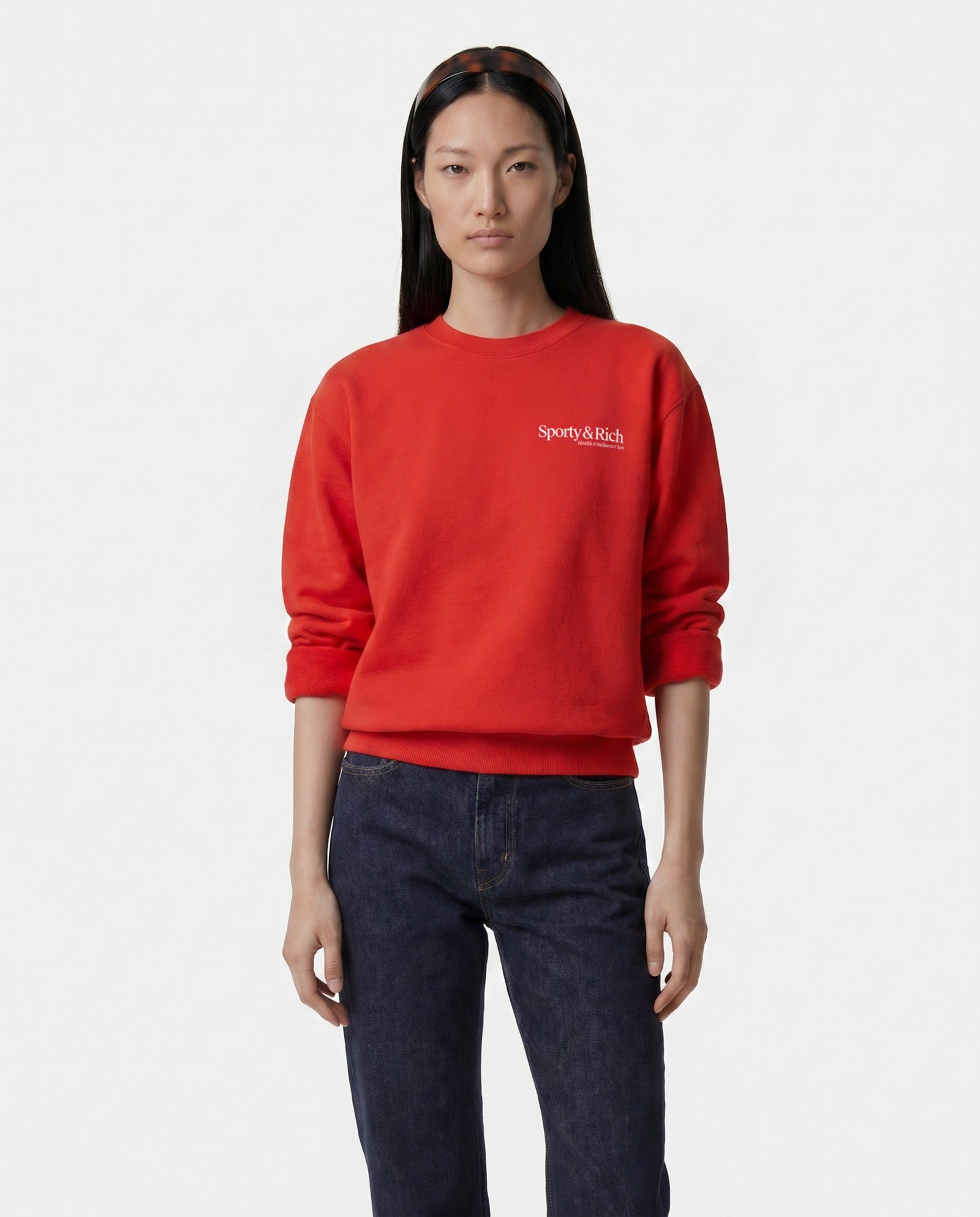 Modern Crewneck - Ruby Sporty & Rich Online