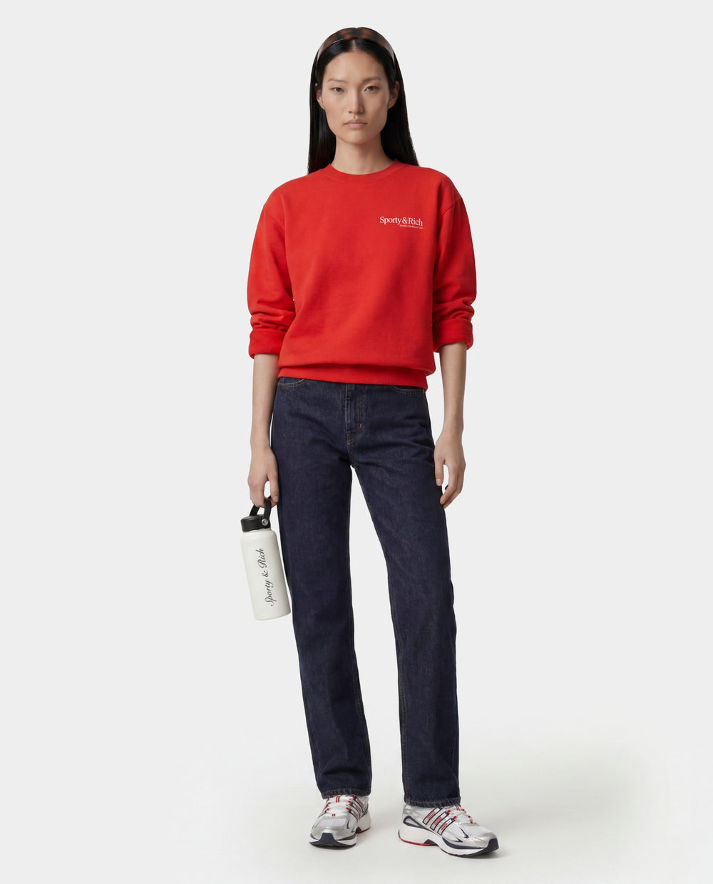 Modern Crewneck - Ruby Sporty & Rich Online