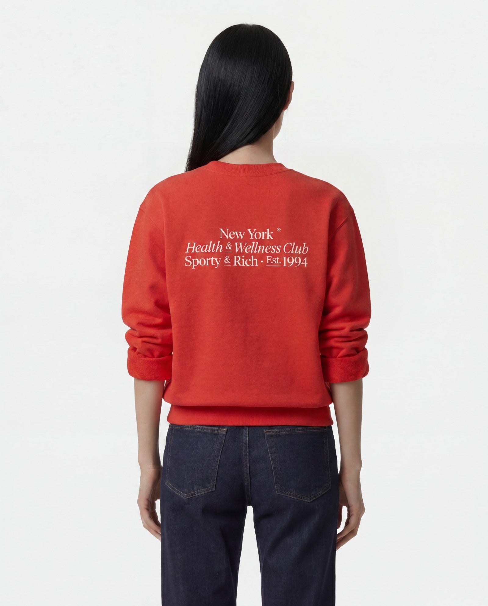 Modern Crewneck - Ruby Sporty & Rich Online