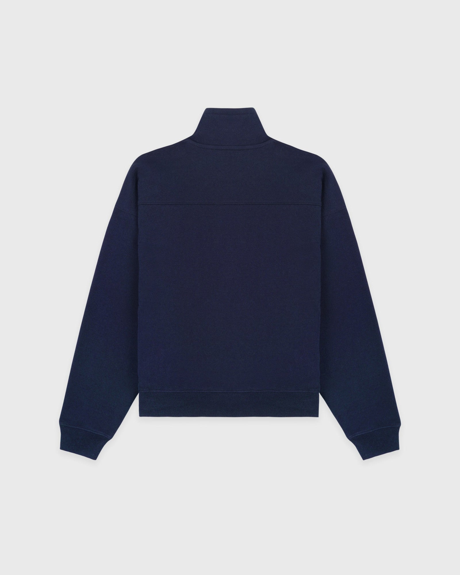 NY Crest Embroidered Quarter Zip - Dark Navy Sporty & Rich For Sale