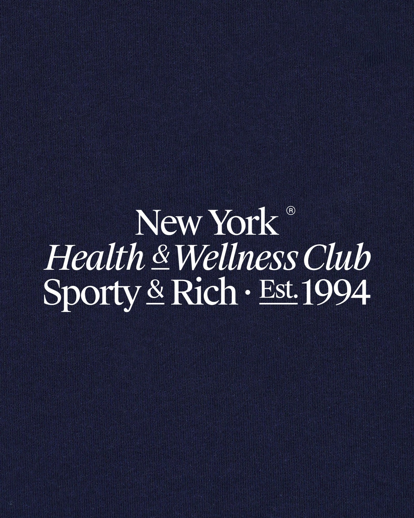 Modern Hoodie - Dark Navy Sporty & Rich Outlet