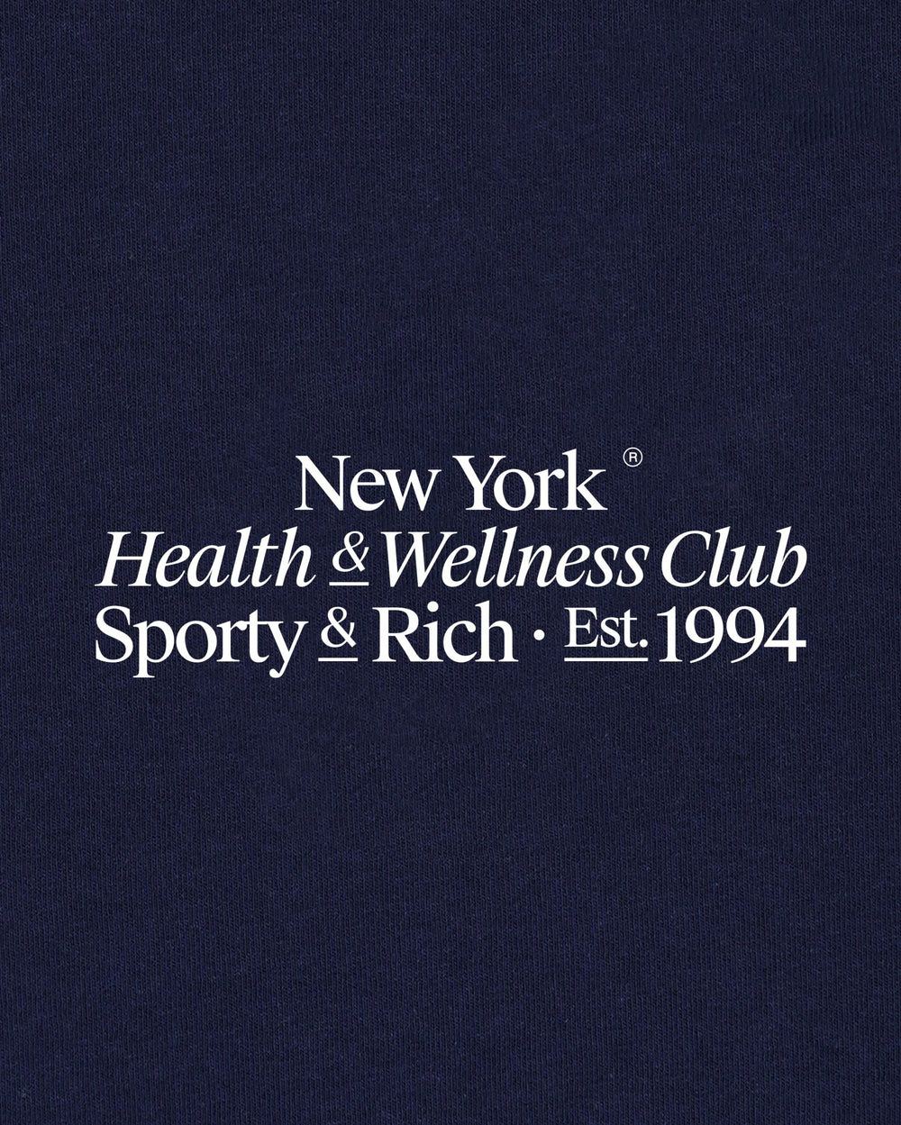 Modern Hoodie - Dark Navy Sporty & Rich Outlet