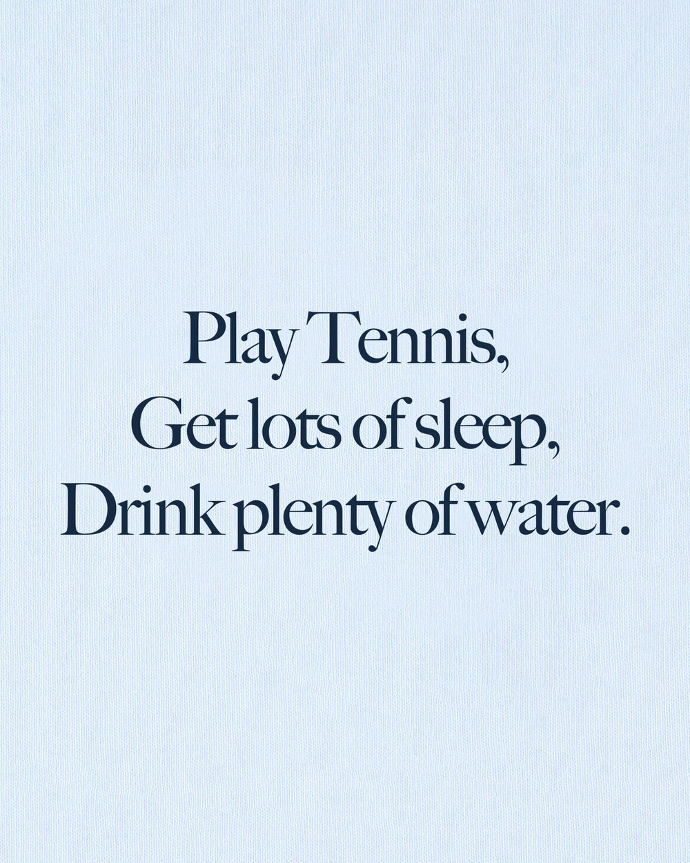 Play Tennis Crewneck - Ciel/Navy Sporty & Rich Sale