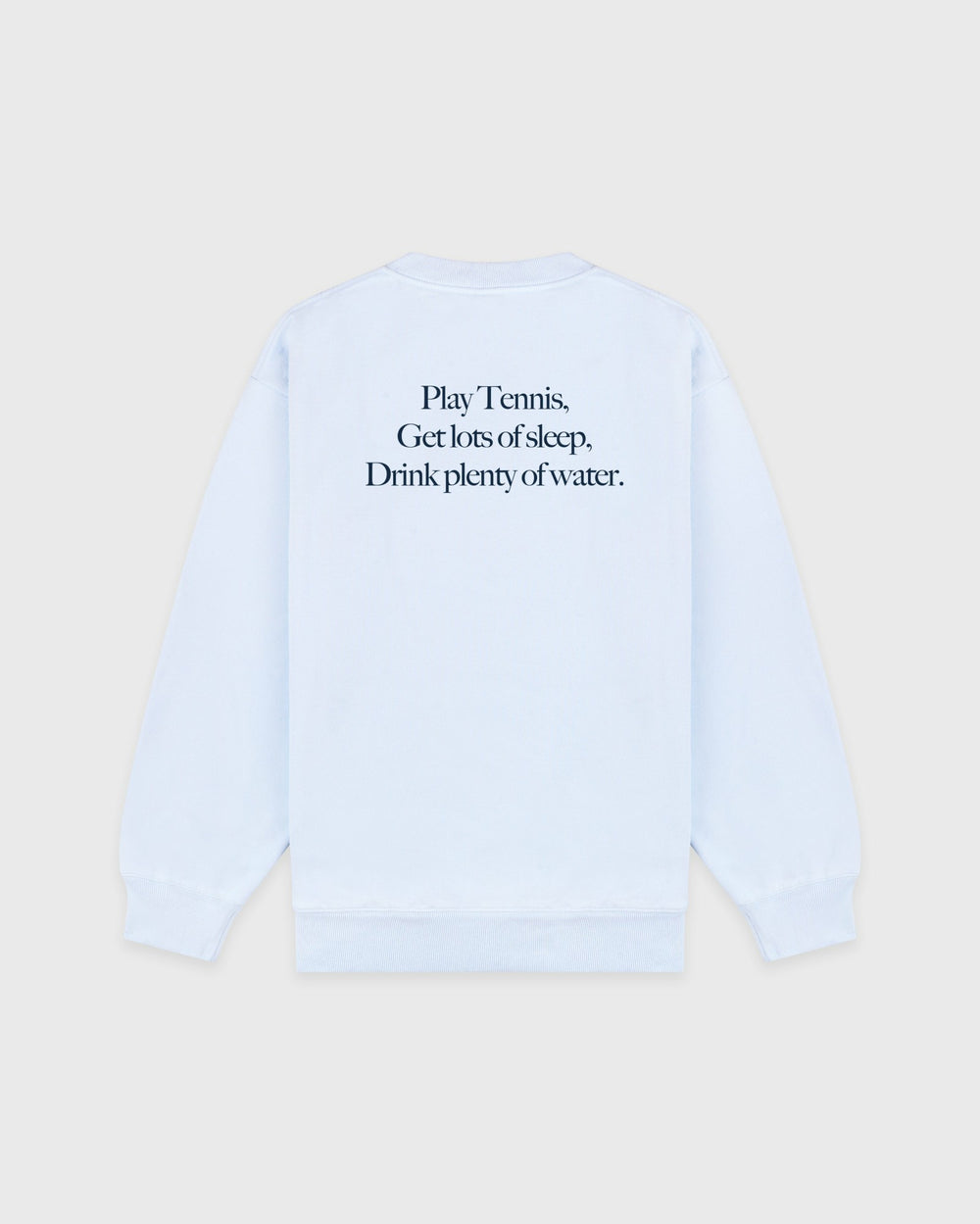 Play Tennis Crewneck - Ciel/Navy Sporty & Rich Sale