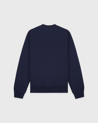 Syracuse Embroidered Crewneck - Navy/White Sporty & Rich For Sale