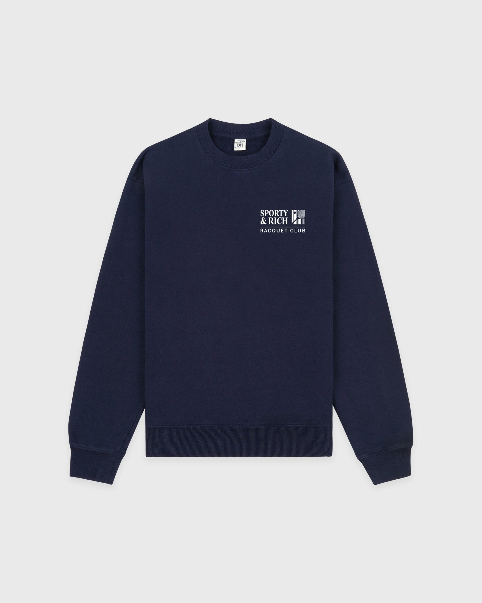 Promo Crewneck - Navy/White Sporty & Rich Outlet