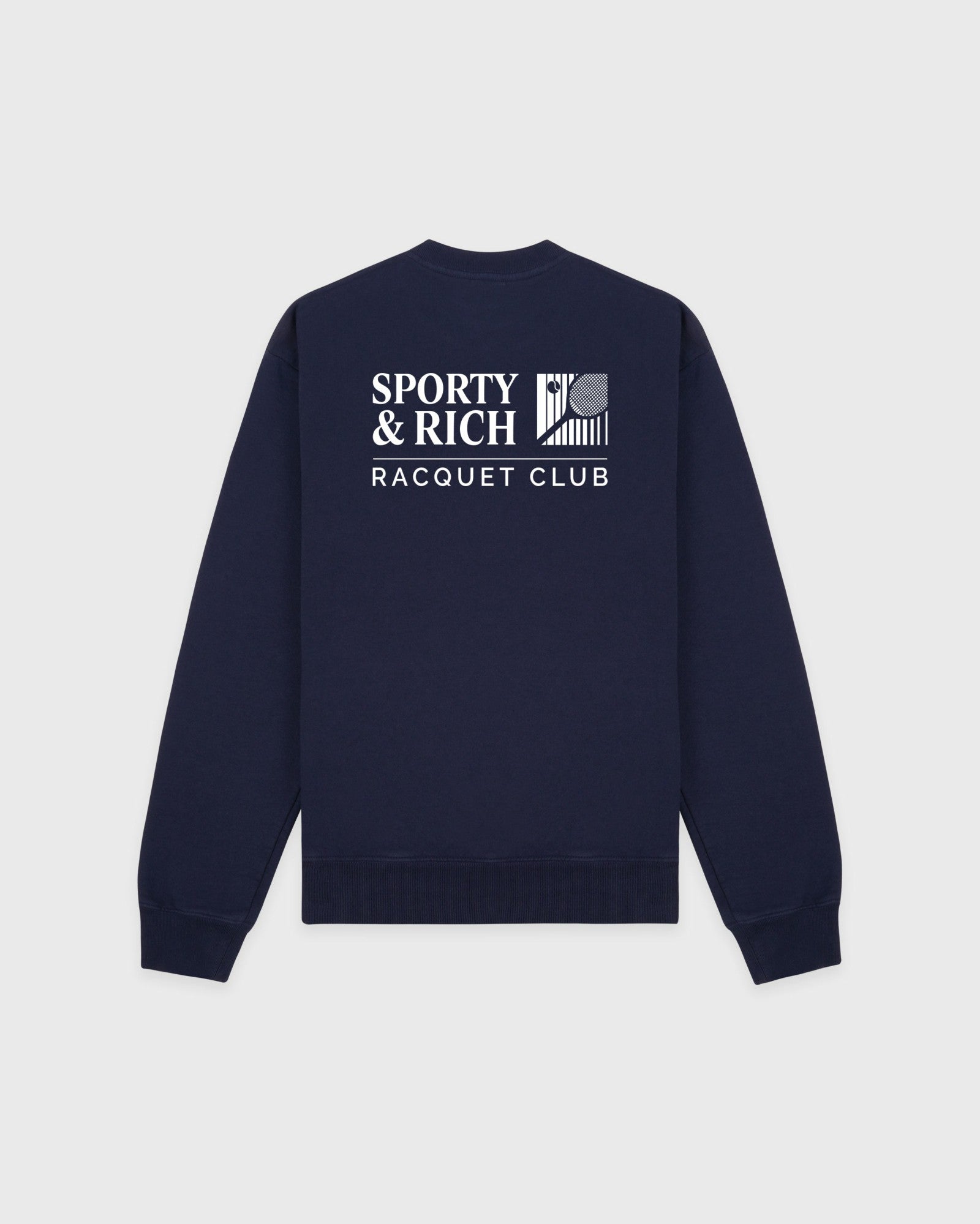 Promo Crewneck - Navy/White Sporty & Rich Outlet