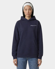 Syracuse Embroidered Hoodie - Navy/White Sporty & Rich Online