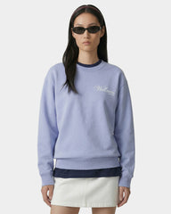 Avenue Crewneck - Periwinkle Sporty & Rich Discount