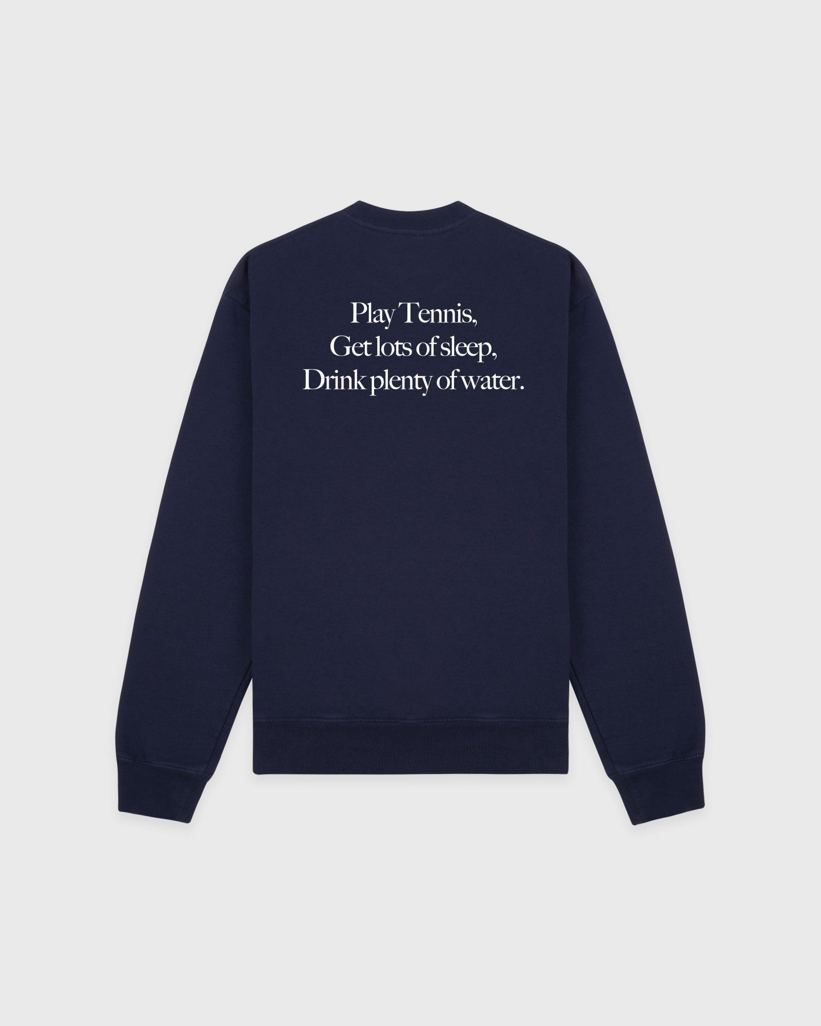Play Tennis Crewneck - Navy/White Sporty & Rich For Sale