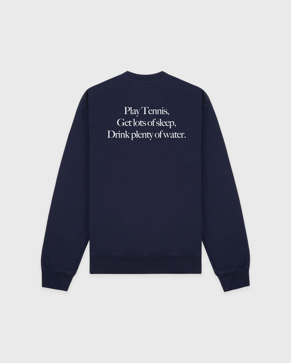 Play Tennis Crewneck - Navy/White Sporty & Rich For Sale