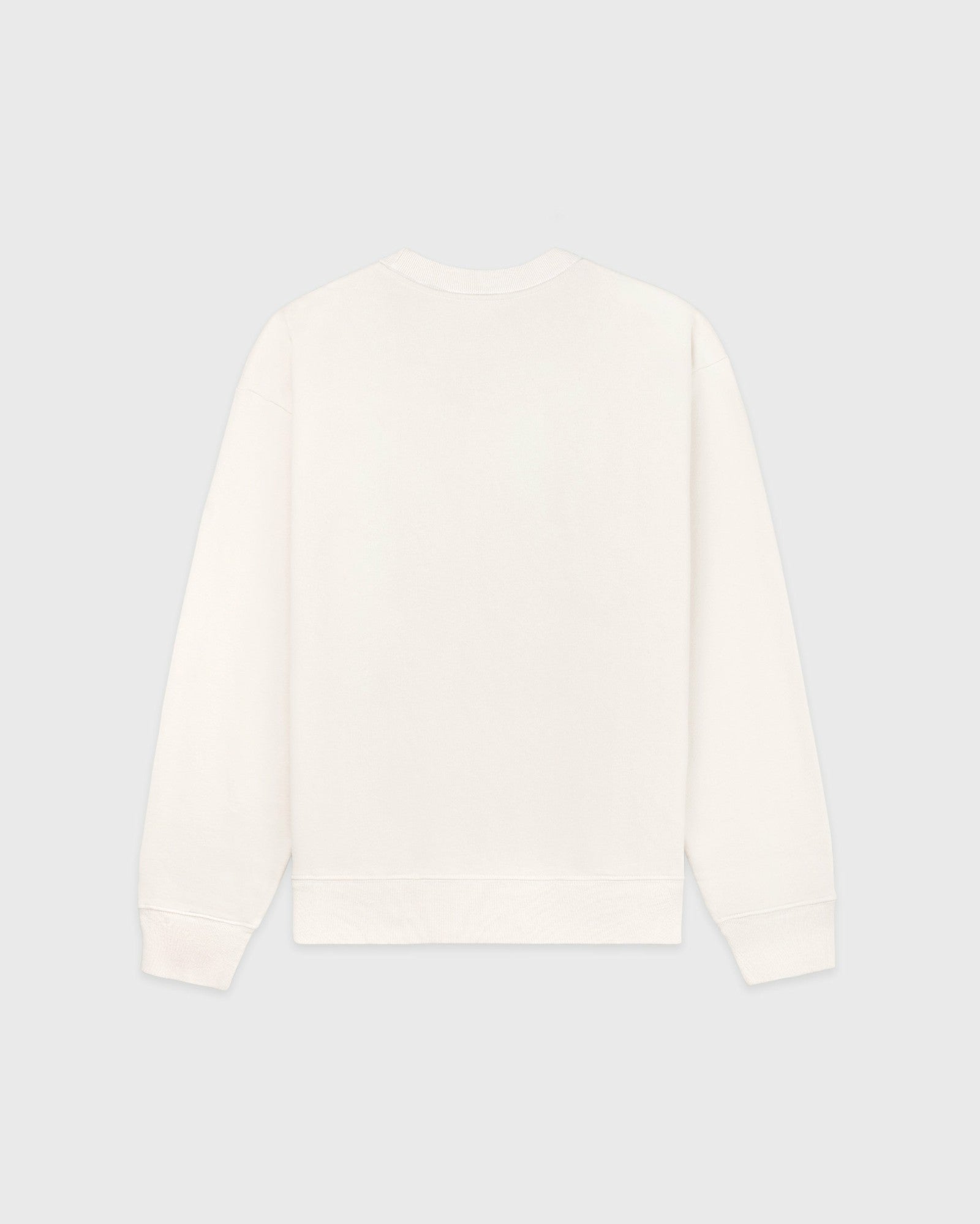 Varsity Crest Crewneck - Ecru/Navy Sporty & Rich US