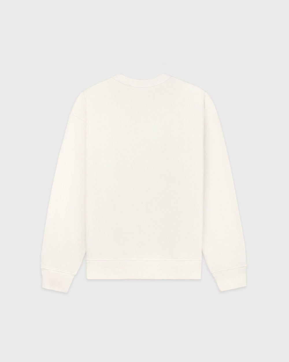Varsity Crest Crewneck - Ecru/Navy Sporty & Rich US