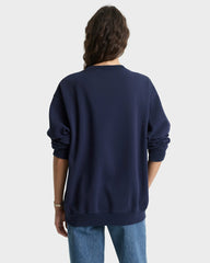 Yale Ivy Crewneck - Navy/White Sporty & Rich Discount