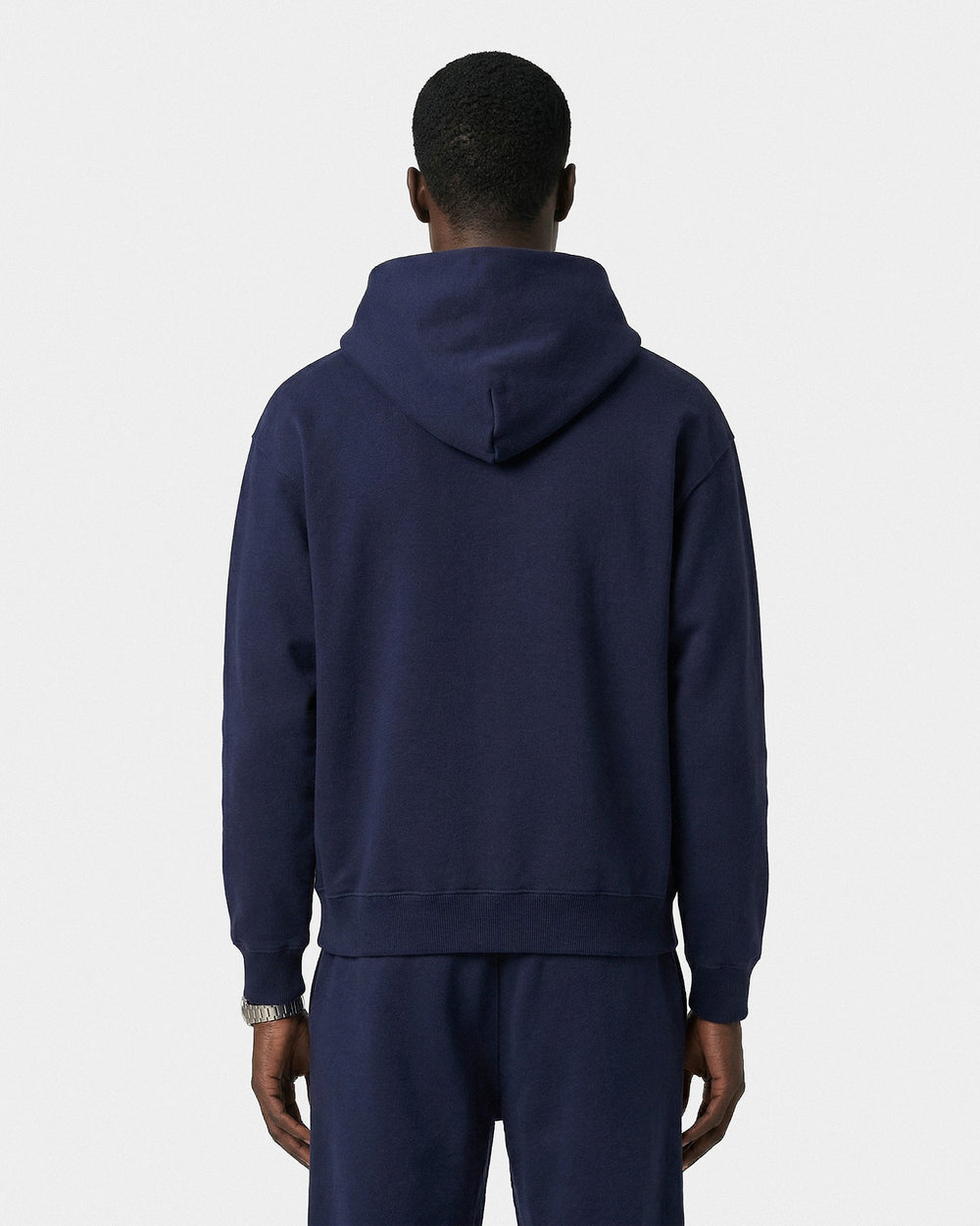 Vendome LA Embroidered Zip Hoodie - Navy/White Sporty & Rich Outlet