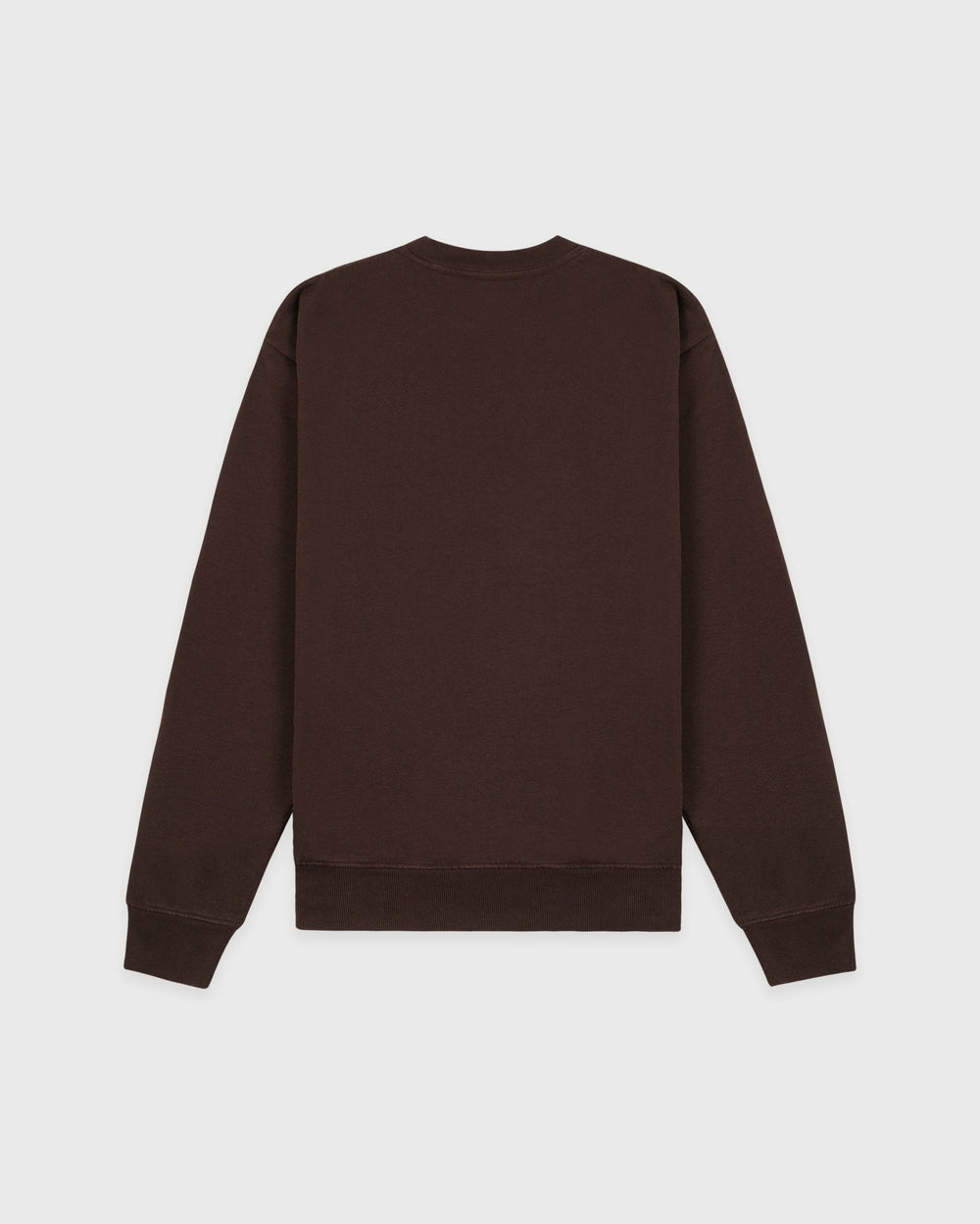 H&W Crest Crewneck - Chocolate/Ecru Sporty & Rich Online