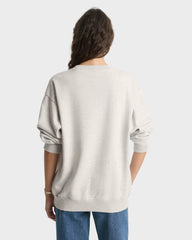 Yale Ivy Crewneck - Heather Gray/Navy Sporty & Rich Discount
