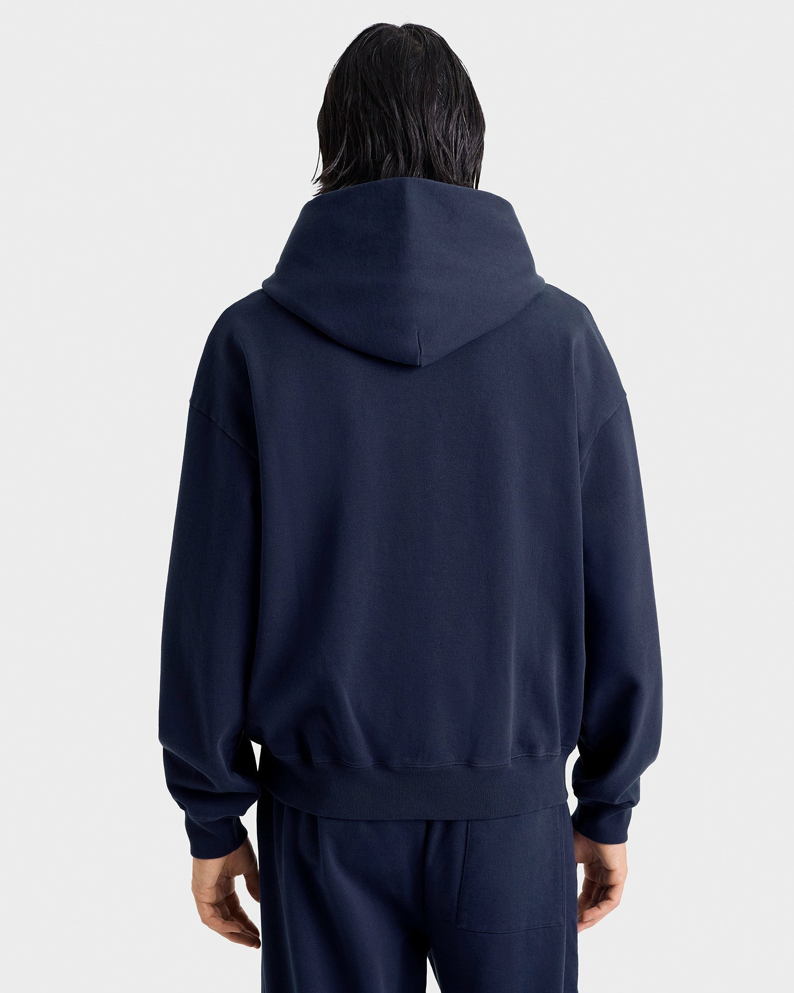 Yale Classic Zip Hoodie - Navy/White Sporty & Rich Sale