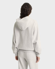 Heritage Yankees Serif Zip Hoodie - Heather Gray/Navy Sporty & Rich Online
