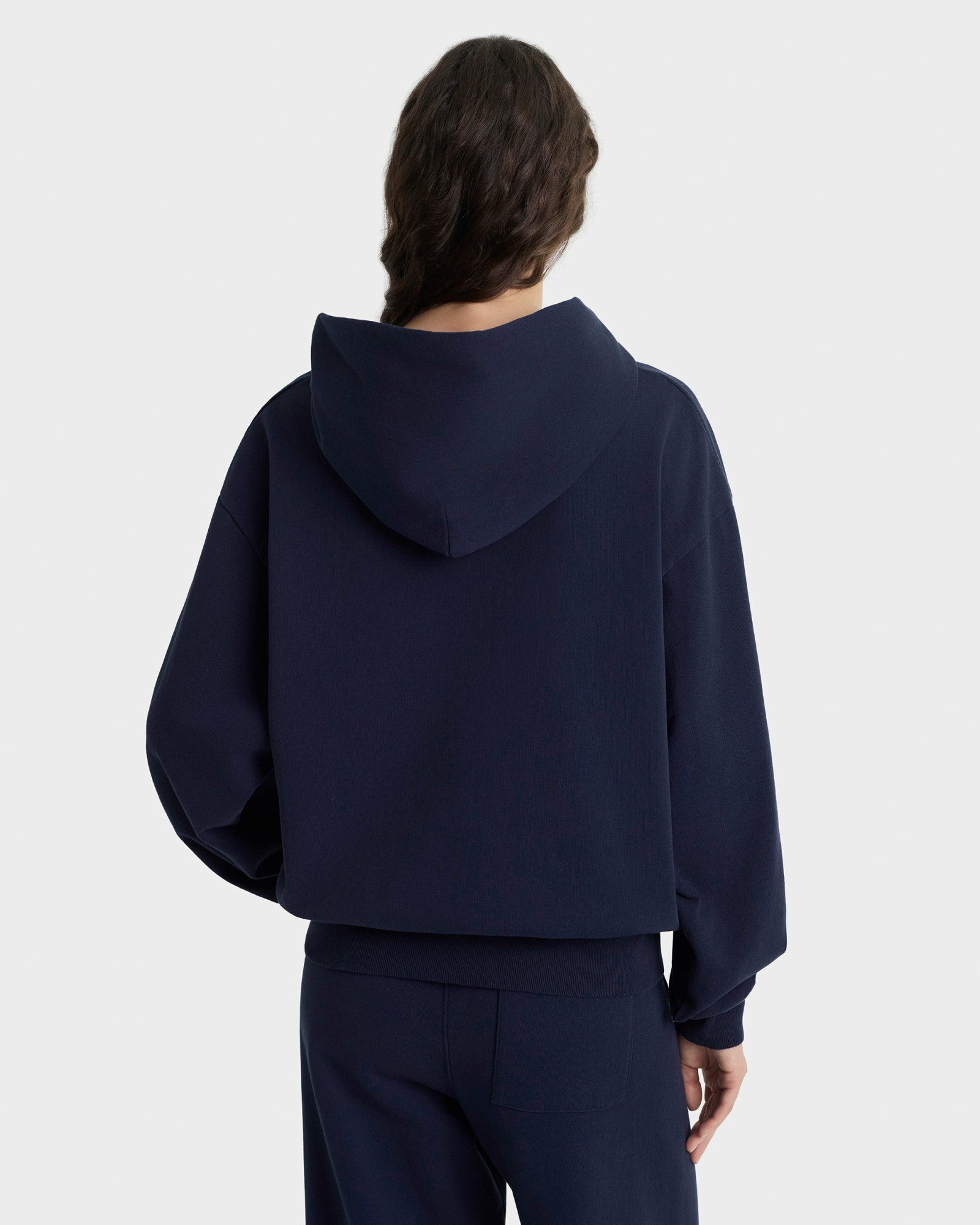 Heritage Yankees Serif Zip Hoodie - Navy/White Sporty & Rich Discount