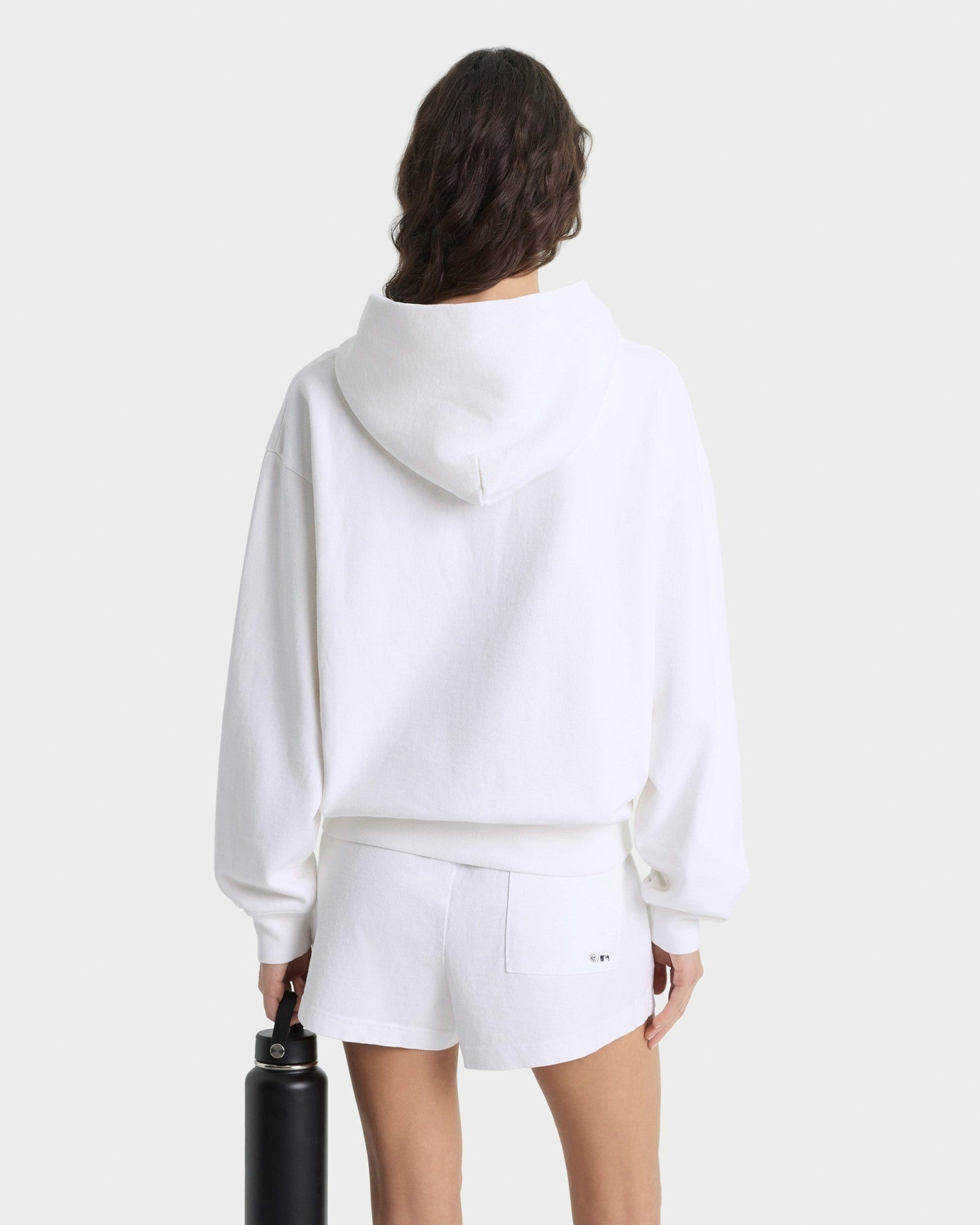Heritage Yankees Serif Zip Hoodie - White/Navy Sporty & Rich For Sale