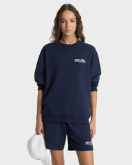 Pro Crewneck - Navy/White Sporty & Rich Discount