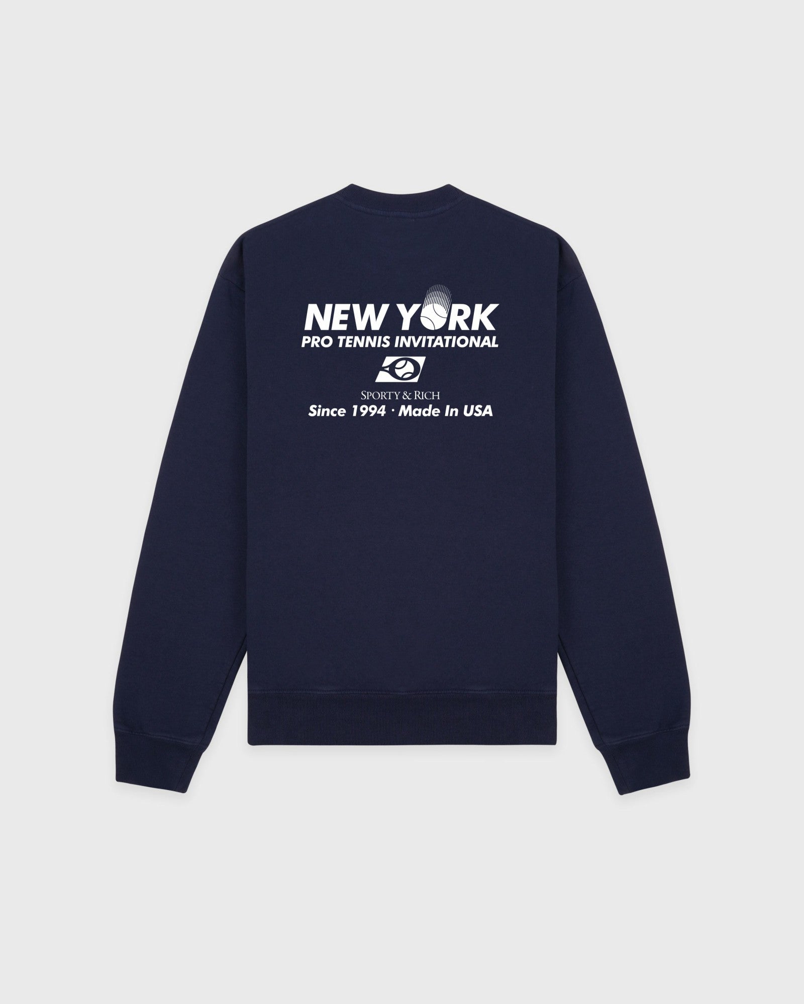 Pro Crewneck - Navy/White Sporty & Rich Discount