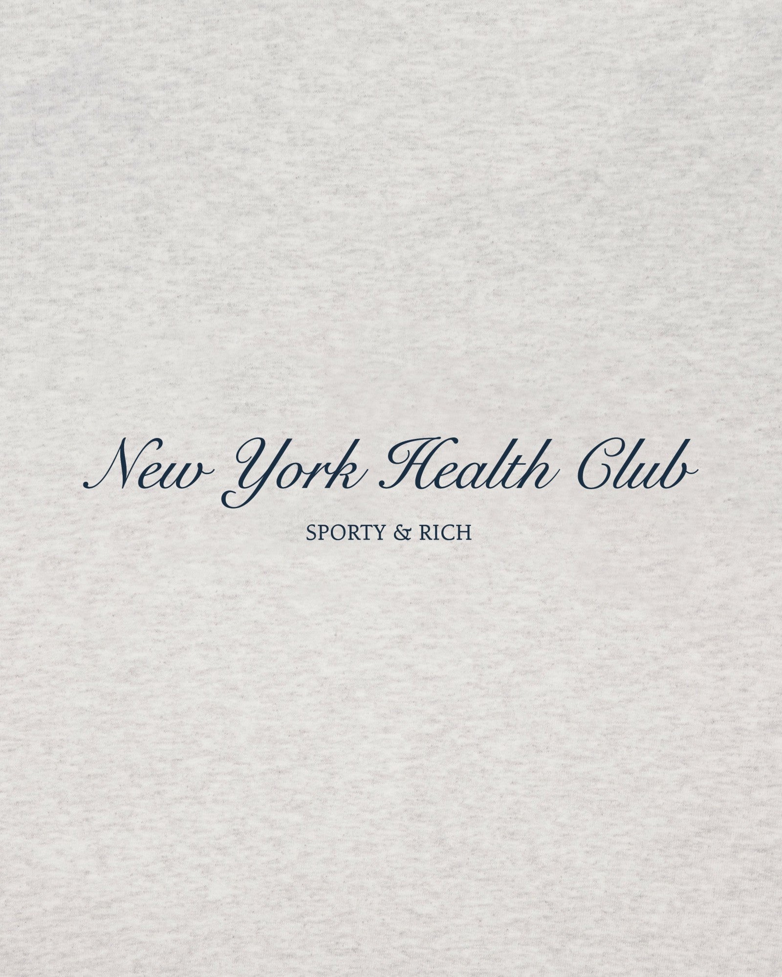 NY Health Club Crewneck - Heather Gray Sporty & Rich For Sale