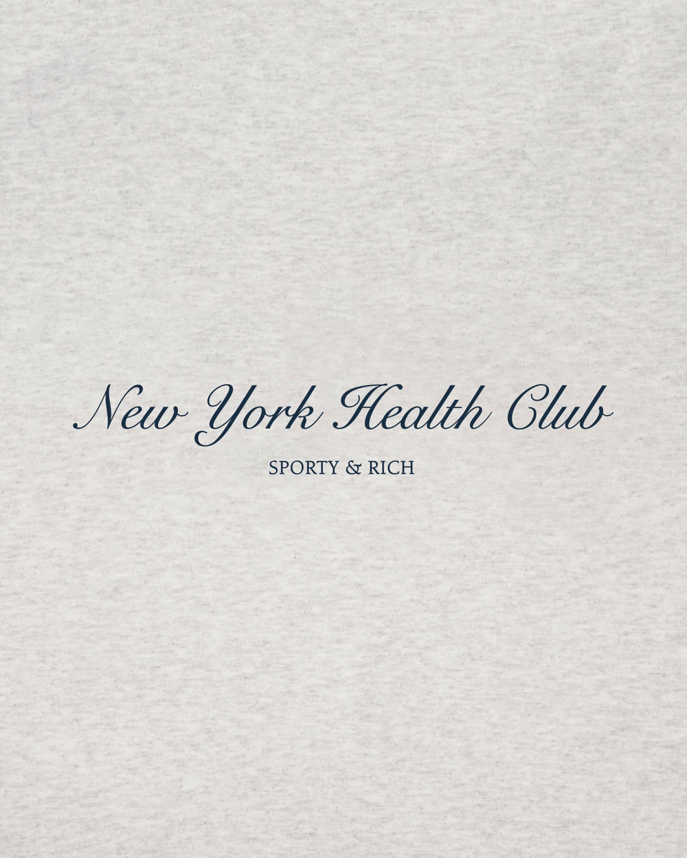 NY Health Club Crewneck - Heather Gray Sporty & Rich For Sale