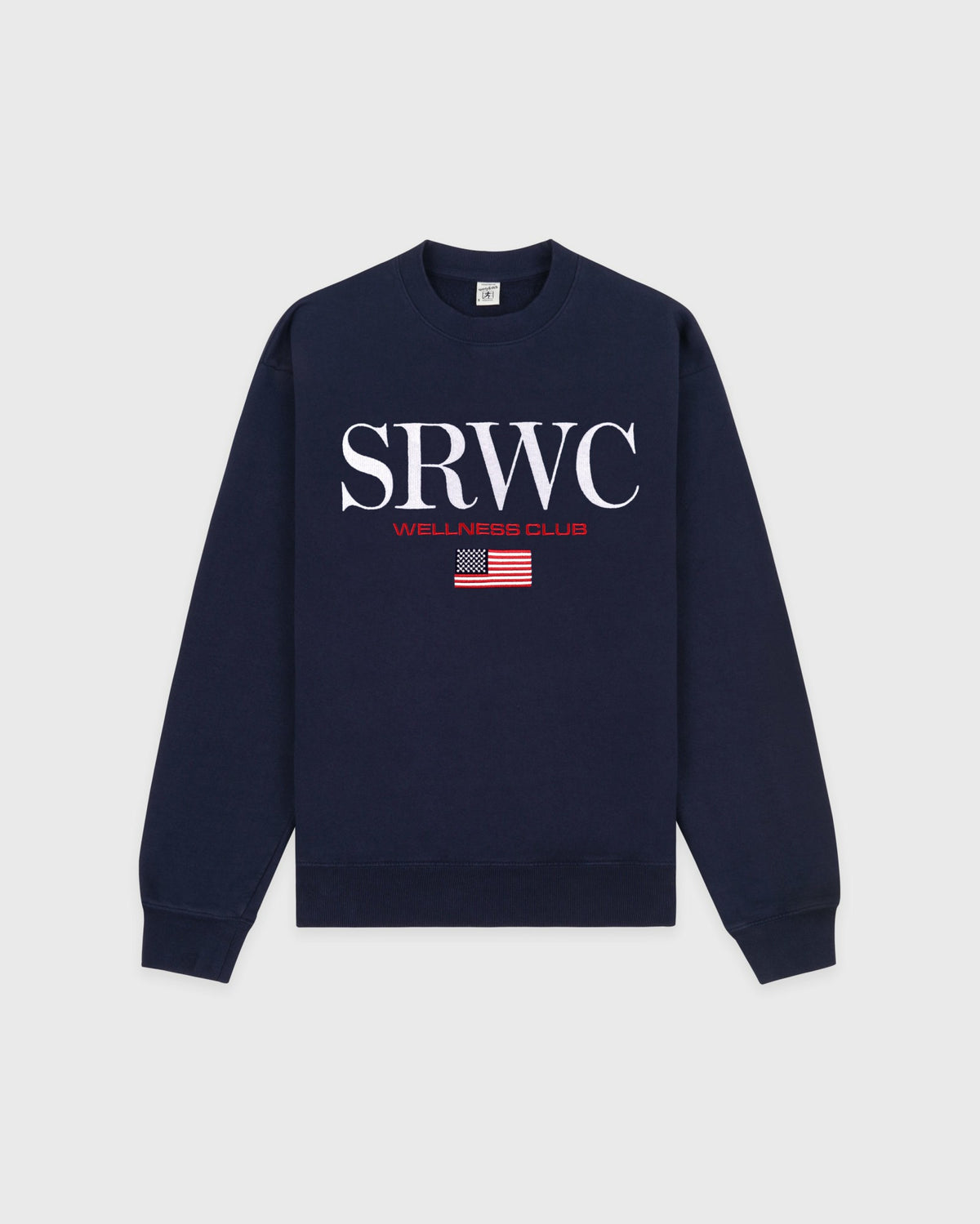 Nautical Embroidered Crewneck - Navy Sporty & Rich US