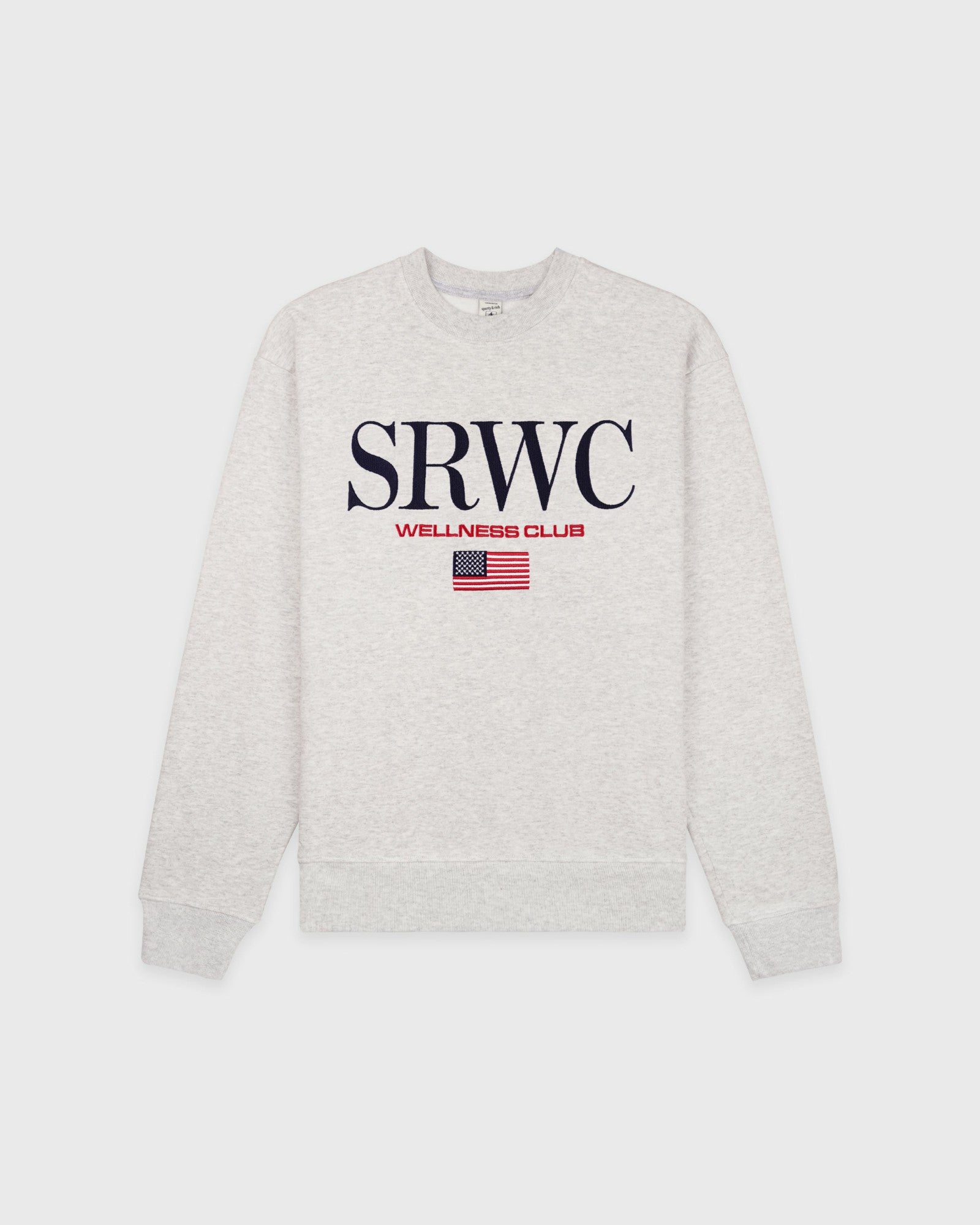 Nautical Embroidered Crewneck - Heather Gray Sporty & Rich Online