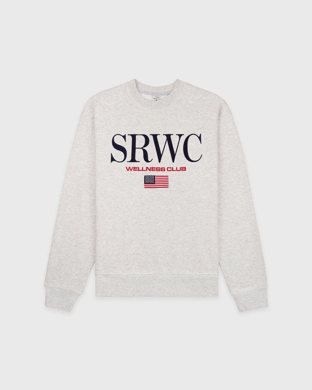 Nautical Embroidered Crewneck - Heather Gray Sporty & Rich Online