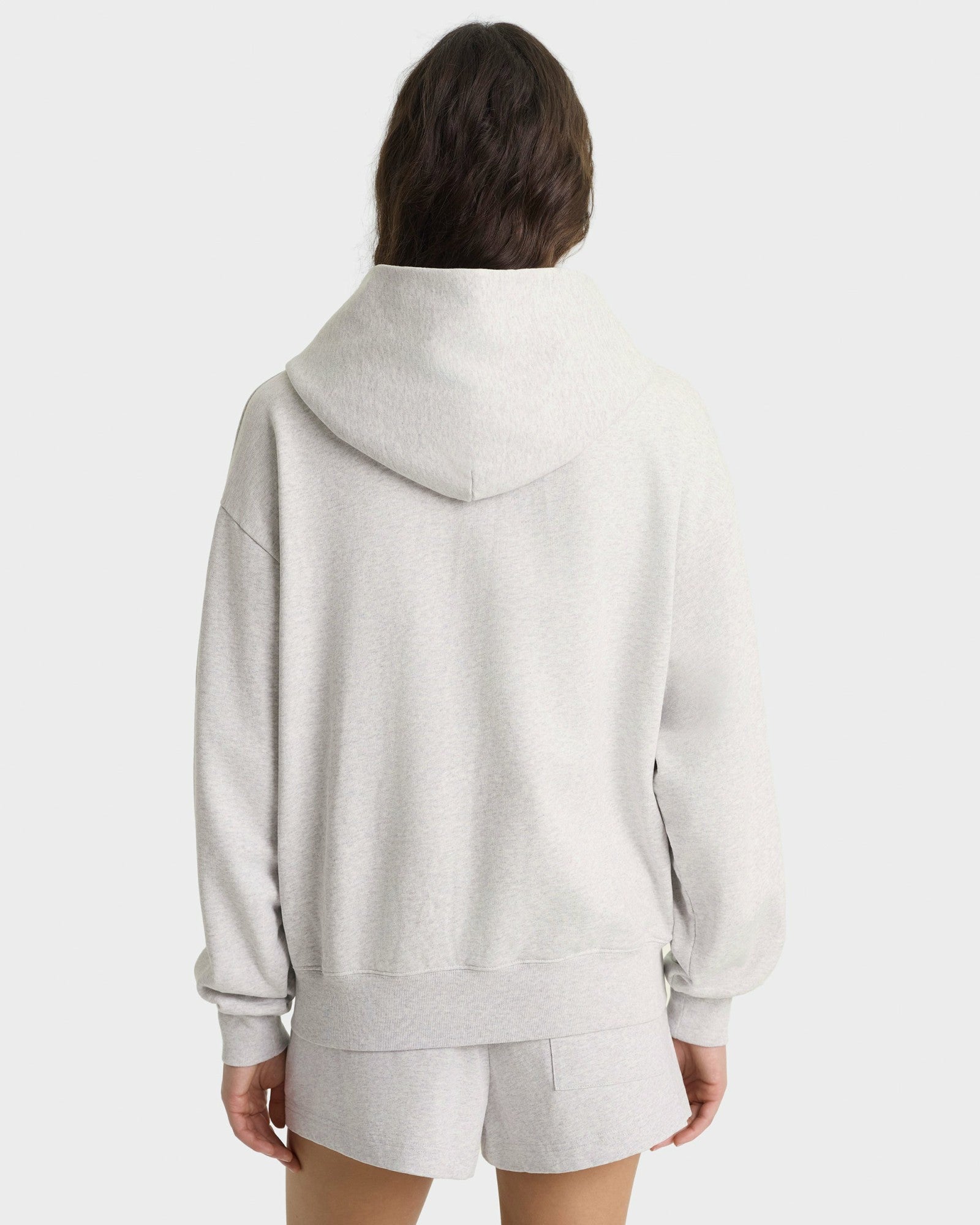 Nautical Embroidered Zip Hoodie - Heather Gray/Navy Sporty & Rich Outlet