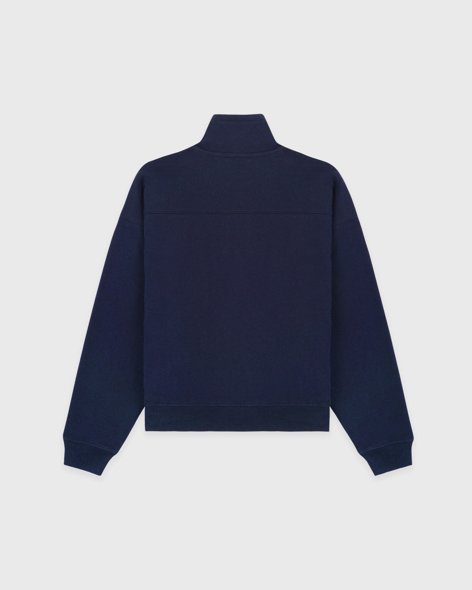 Nautical Embroidered Quarter Zip - Navy Sporty & Rich US