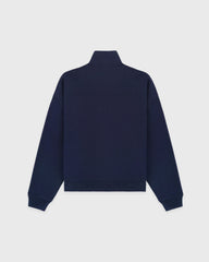 Nautical Embroidered Quarter Zip - Navy Sporty & Rich US
