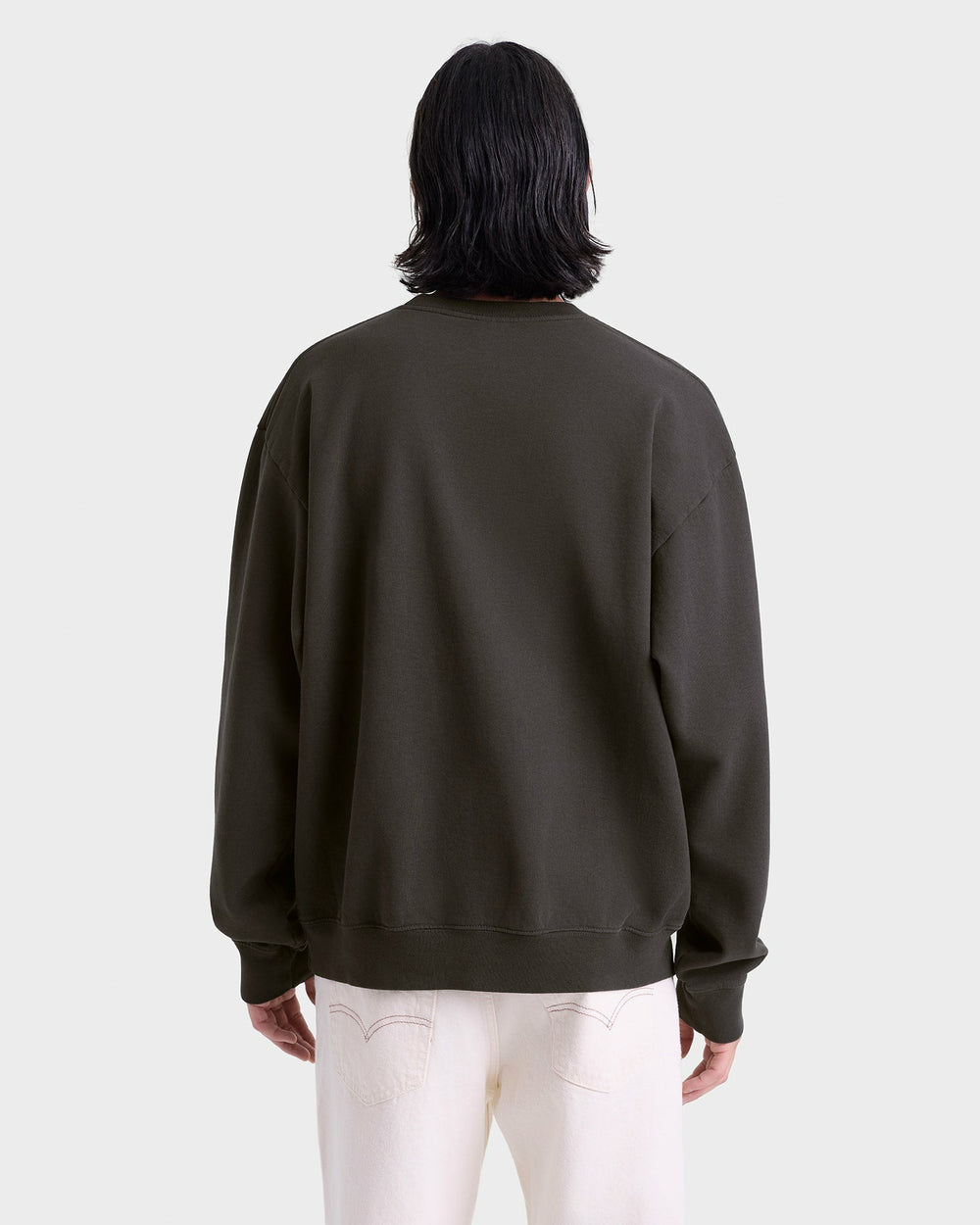 BH Riding Club Crewneck - Faded Black/White Sporty & Rich Sale