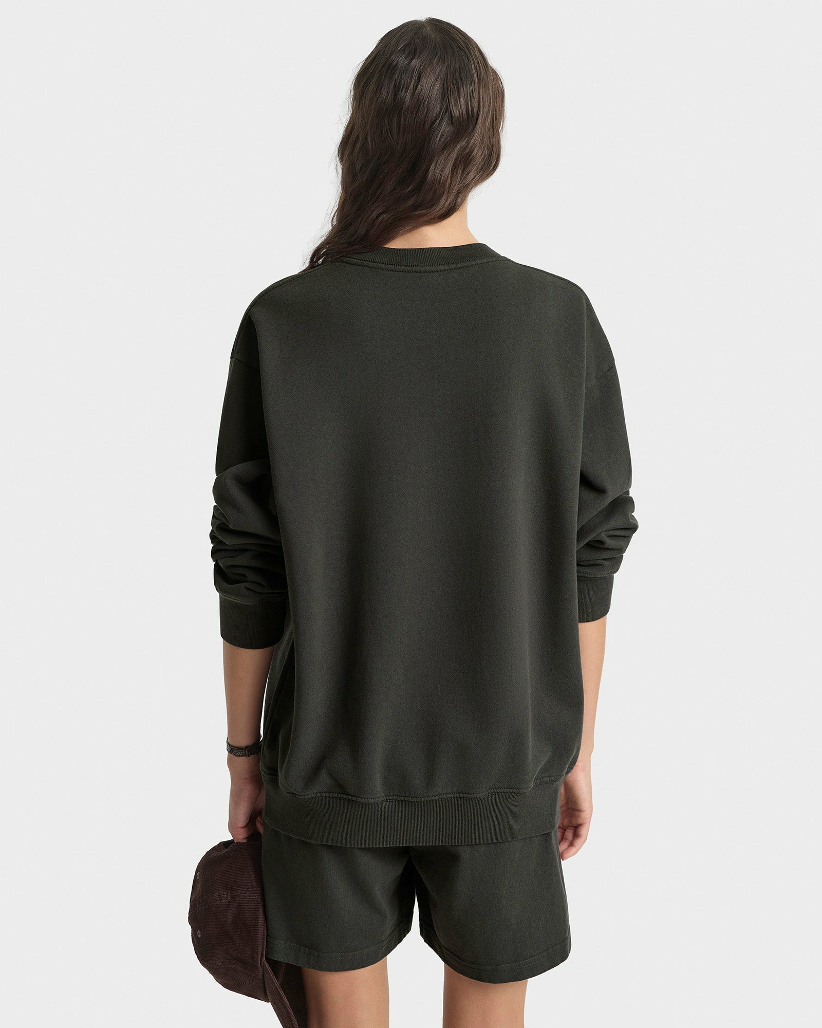 Stallion Crewneck - Faded Black/White Sporty & Rich Online