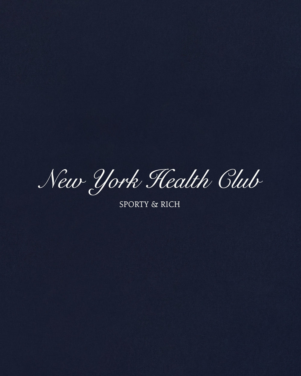 NY Health Club Crewneck - Navy/Ecru Sporty & Rich For Sale